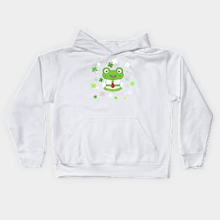 on St. Patrick’s Day bird bag Kids Hoodie